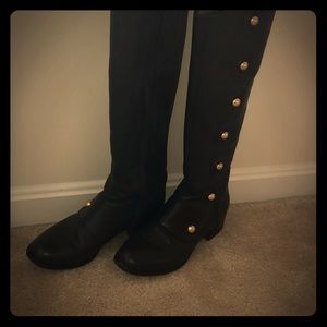 Black Michael Kors mid-calf boots